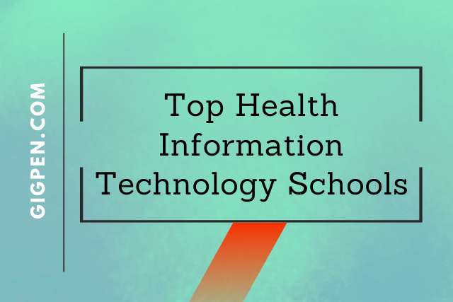 Top 10 Health Information Technology Schools